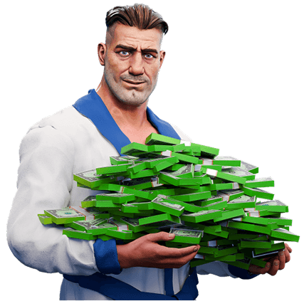 Man With Cash